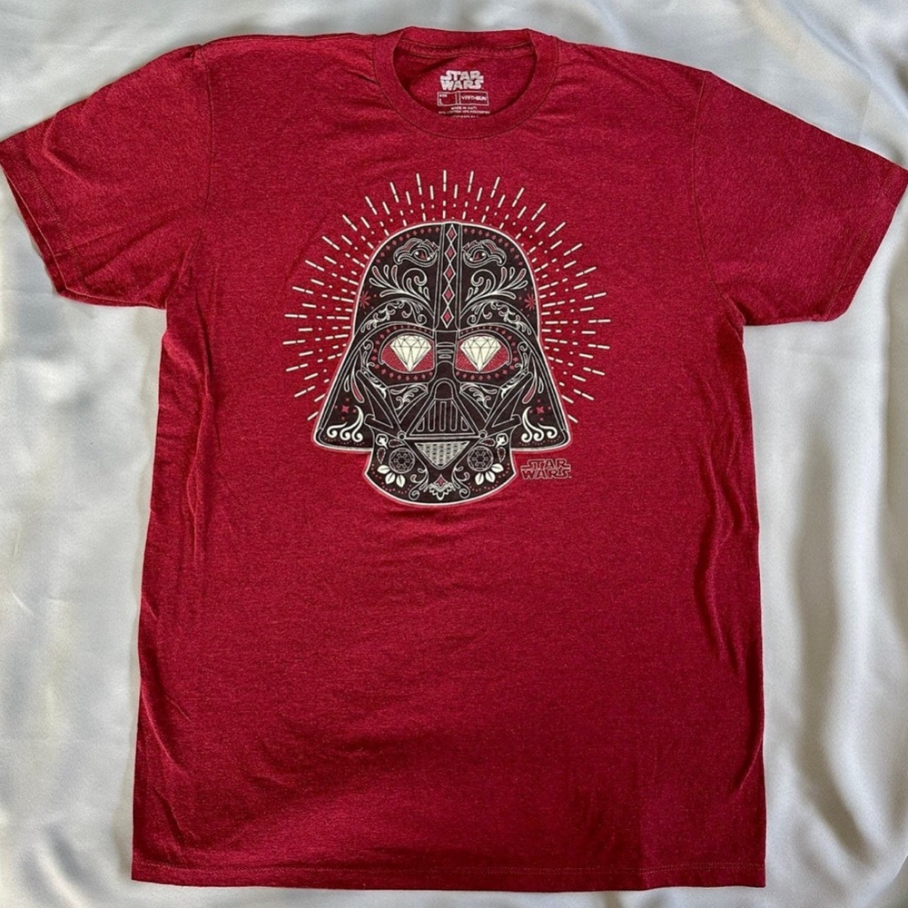 Star Wars Darth Vader Sugar Skull T-Shirt Adult Large NWOT